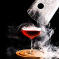 thumbnail image 4 of Plastic Smoking Cloche Hood Molecular Cuisine Food Dome Cover For Cocktail Cake., 4 of 4