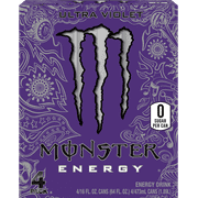 Monster Ultra Violet, 16 fl oz, 4 Pack