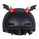 thumbnail image 5 of Paquete de 2 cascos de motocicleta de plástico suave Diy Bocina para casco de motocicleta Pegamento sin costuras Decoración para casco de bocina, 5 of 5