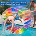 thumbnail image 1 of flota la rueda inflable del agua de los niños del flotador del rodillo inflable Estilo B 185x120x150cm Cola Rueda de rodillo inflable, 1 of 8