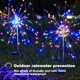thumbnail image 4 of uds 120 cabeza LED enchufe de tierra solar fuegos artificiales luz alambre de cobre linterna luz decorativa para césped al aire libre Zhivalor BST3046971-3, 4 of 6