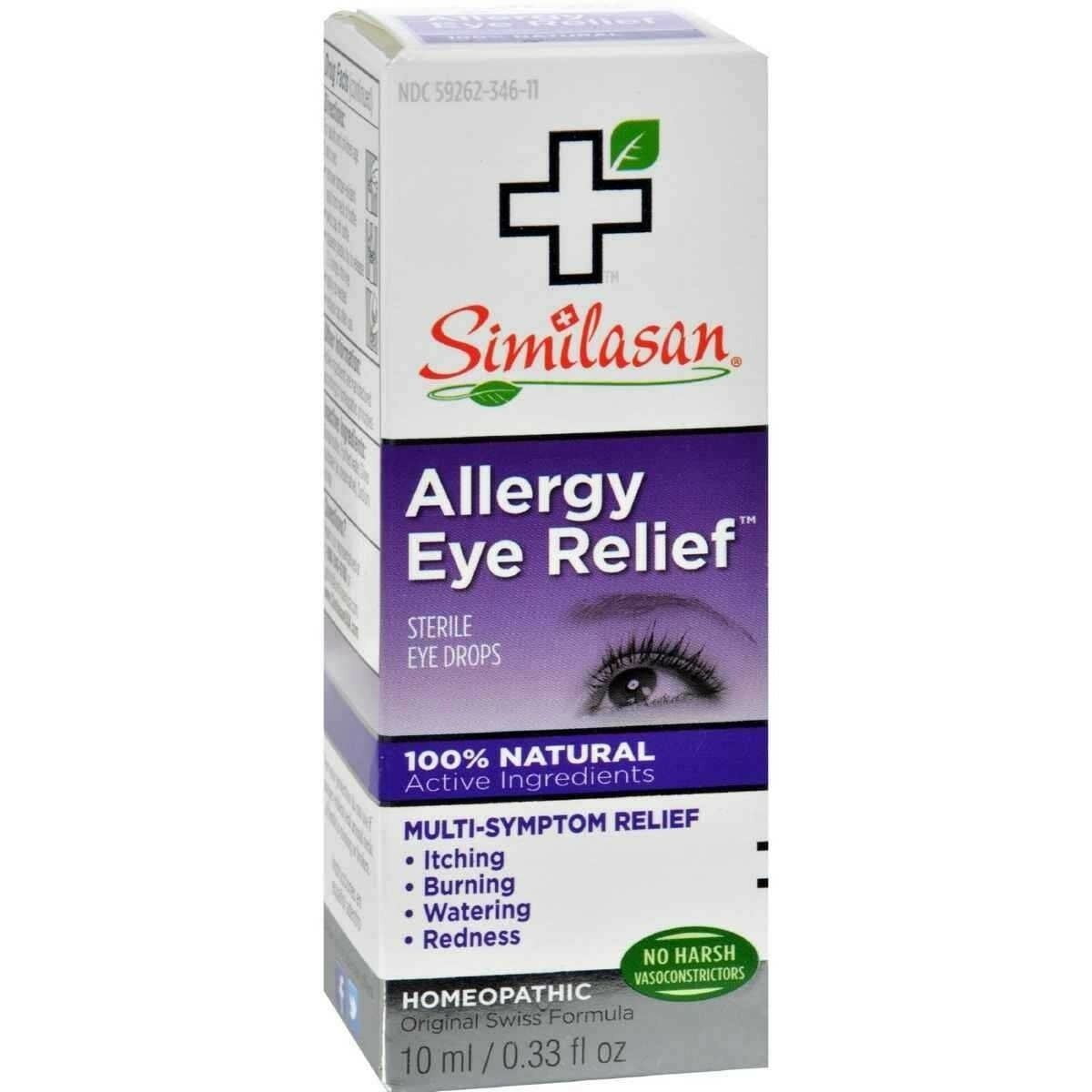 Similasan Allergy Eye Relief Sterile Drops Original Swiss Formula, 0.33oz