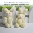 thumbnail image 3 of Toystoory Mini conejos articulados, Adorable, resistente al desgaste, práctico conejito de peluche, exquisito colgante, muñeco de peluche, Kits de decoración para fiestas Beige 4.5 cm, 3 of 6