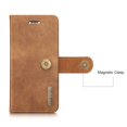 thumbnail image 3 of Mignova Folio Case with Card Slot and Detachable Magnetic Hard Case for Apple iPhone 7 / 8 / SE 2020 / SE 2022 (Brown), 3 of 6
