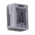 thumbnail image 3 of Ventilador de cintura portátil Ventilador de enfriamiento personal Potente ventilador portátil de viento 5 ajustable Gris, 3 of 9