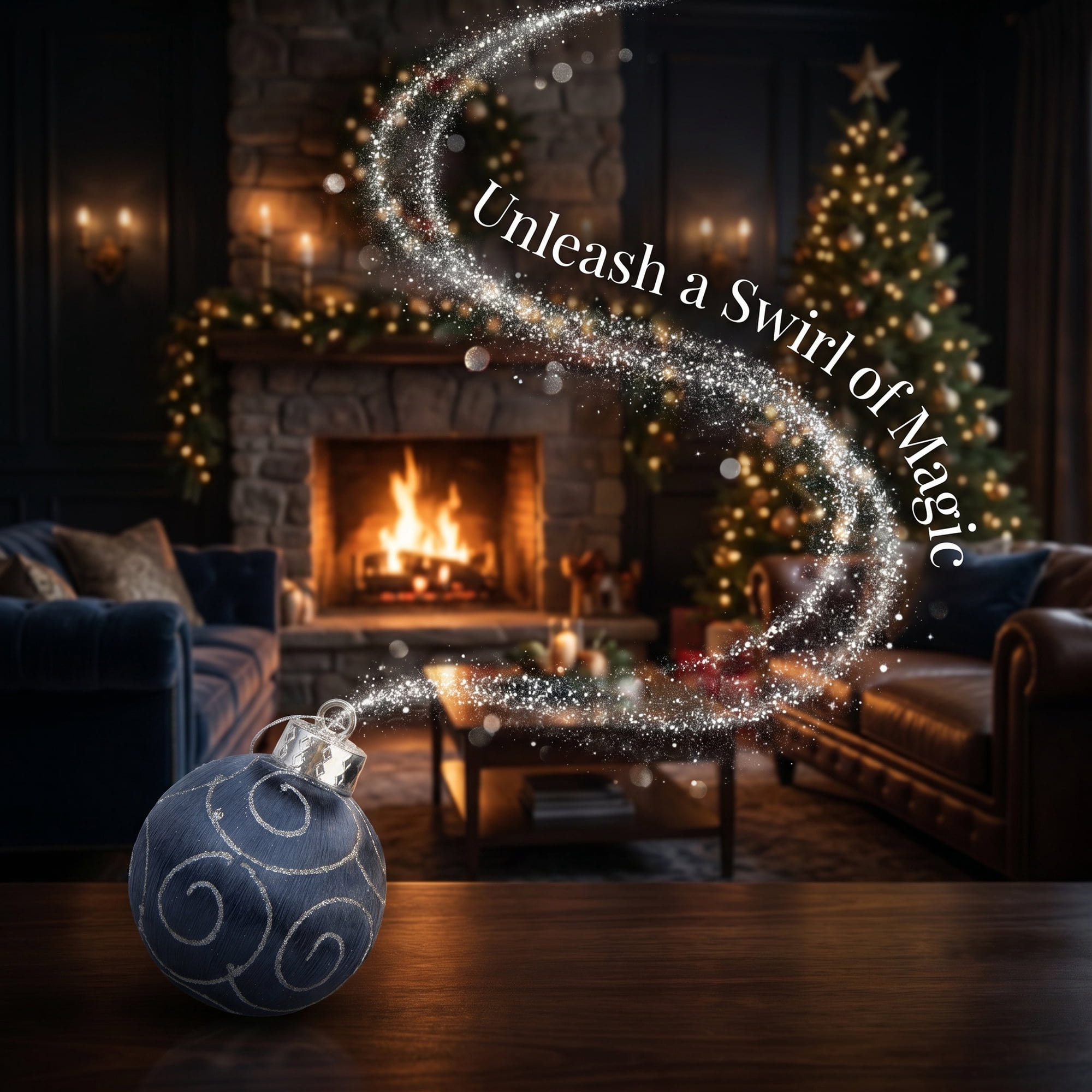 Unique Bargains 9Pcs Handpainted Christmas Large Orbs Shatterproof Foam Blue 3.1"