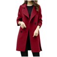 thumbnail image 1 of YOTAMI Chandail pour Femmes Automne Hiver Mode Décontractée Veste Décontractée Manteau Cardigan Ajusté Pardessus Formel Vert Armée, 1 of 5
