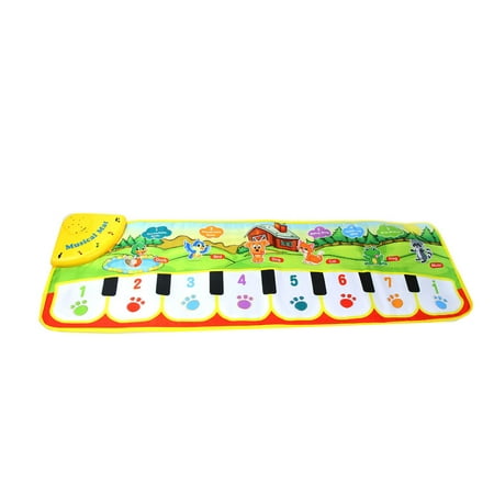 Smart Novelty Multicolor Cartoon New Touch Play Keyboard Musical Music Singing Gym Carpet Mat Best Kids Baby Gift For
