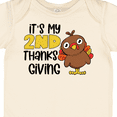thumbnail image 4 of Inktastic It's My 2nd Thanksgiving Cute Turkey Boys or Girls Baby Bodysuit, 4 of 5