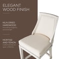 thumbnail image 4 of Maven Lane Vienna Bar Stool, White Oak Finish w/ Natural Color, Set of 2, 4 of 6