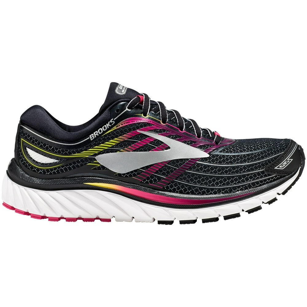 Brooks - brooks women's glycerin 15 running shoes (black/pink, 6.0 ...