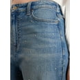 thumbnail image 4 of No Boundaries Studded Wide Leg Jeans, 31'' Inseam, Women’s, 4 of 5