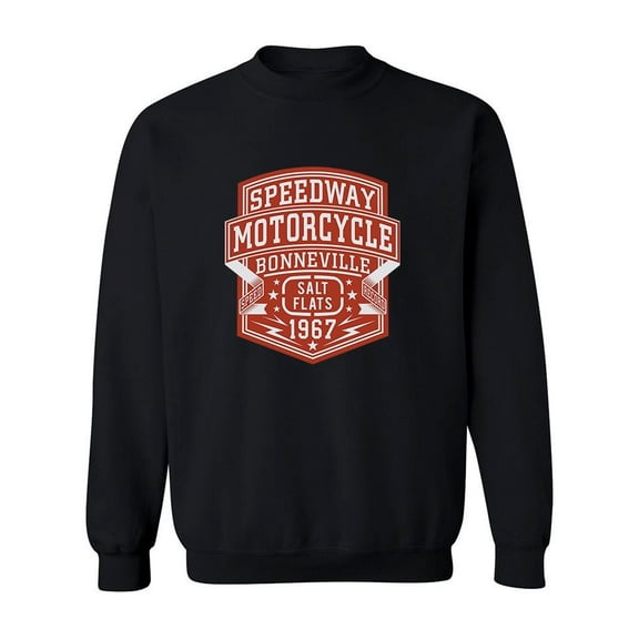 Speedway Bonneville. Sweatshirt Men -Image by Shutterstock, Male 3X-Large