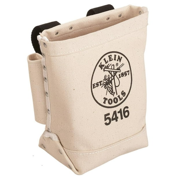 Bolsa de herramientas Klein Tools 5416 para almacenamiento de pernos con trabillas en forma de toro