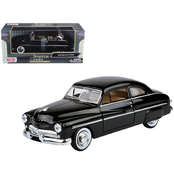 1949 Mercury Black 1/24 Diecast Model Car by Motormax