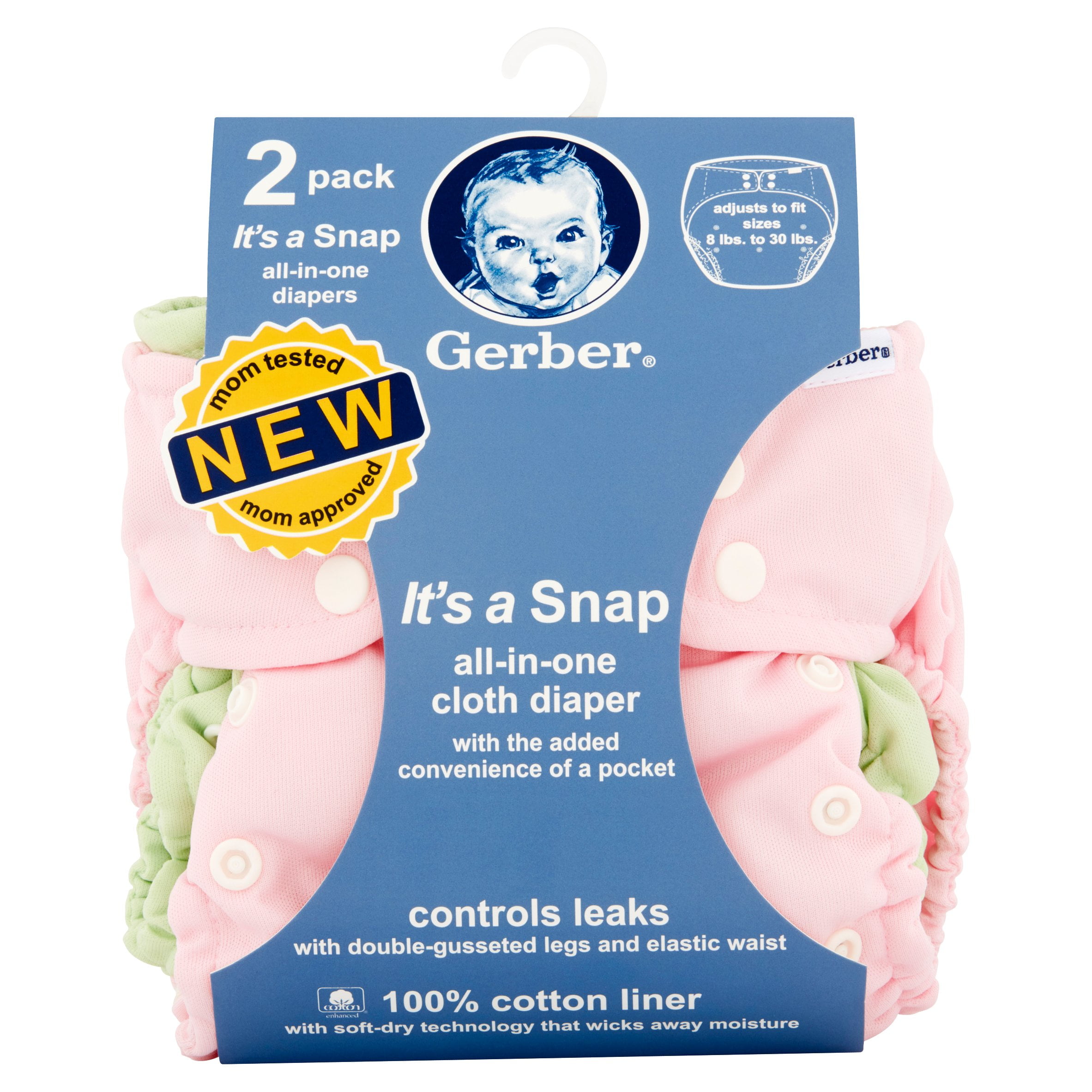 gerber cloth diapers walmart
