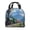 Lunch bag2, variant on Portable Lunch Bag Insulated Stained Glass Wolf Portrait Poster Lunch Box Reusable Tote Bag Unisex for Work, Travel, Picnic, Office, Camping, Hiking, Picnic, Beach