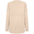 thumbnail image 3 of Women's Levelwear Khaki Milwaukee Brewers Oversized Beaudry Sizzle Top, 3 of 3
