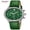 Green, variant on Watch for Women with Stopwatch and Date, Quartz Elegant Lightweight Look for Office and Daily Wear