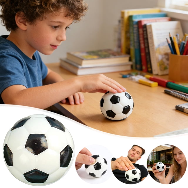 Jienlioq Squishy Soft Soccer Ball Toy Slow Rising Stress Ball Foam Fidget Ball for Kids Adults Party