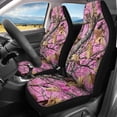 thumbnail image 3 of Pzuqiu Pink Tree Camo Pattern Car Seat Covers Full Set Breathable Front and Rear Seat Cover Set Anti-Slip Interior Accessories Interior Decor, 3 of 10