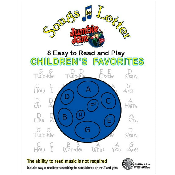 Panyard Jumbie Jam Songs by Letter Song Book - Childrens