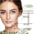 thumbnail image 3 of Rodillo Gua Sha y Jade de una pieza, rodillo facial, herramienta de aseo con rodillo facial, masaje facial de cuarzo rosa Baimei, masajeador de ojos y cuello (verde), 3 of 5