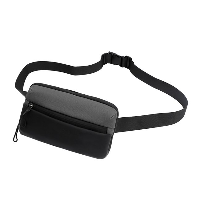 Minnieouse Bolso cruzado de tela Oxford, bolsa de almacenamiento, bolso pequeño, bolsos de hombro para hombre, negocios, multifunción, para Bolsas de mensajero y de hombro Gris