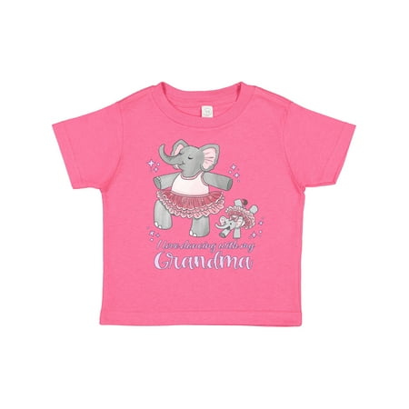 

Inktastic I Love Dancing with My Grandma Gift Toddler Boy or Toddler Girl T-Shirt