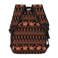 thumbnail image 4 of Fotbe Vintage Pumpkin Pattern Mochila Casual con Estampado para Escuela, Viajes y Actividades al Aire Libre - Duradera, Ligera y Cómoda, 4 of 5