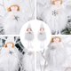 thumbnail image 5 of 2 piezas de ángel colgante de Navidad, decoración de ángulo de árbol de Navidad, colgante de muñeca de ángel, adornos colgantes para árbol de Navidad, manualidades navideñas, decoración de elfos, 5 of 5
