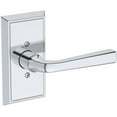 thumbnail image 2 of Baldwin Fd.Kin.R.Hfr Kingvale Non-Turning Two-Sided Dummy Door Lever Set - Brass, 2 of 7