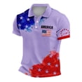 thumbnail image 4 of Leey-World Flag Shirts for Men Vintage 250 Years American 1776-2026 250th Birthday USA T-Shirt(Light Purple,S), 4 of 4