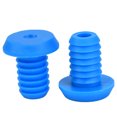thumbnail image 2 of 2 uds Propalm plástico bicicleta manillar agarre extremo tapón accesorio de ciclismo azul, 2 of 8