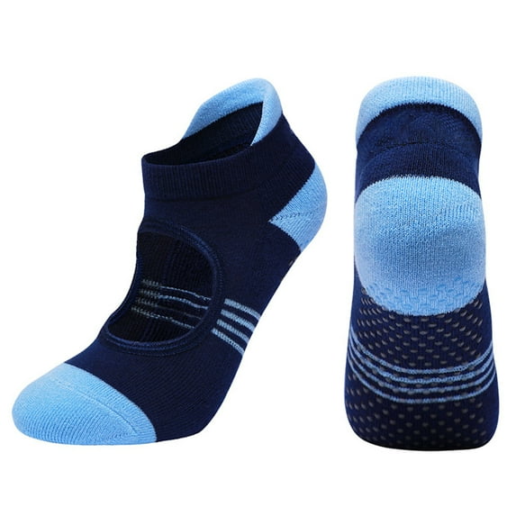 UDIYO 1Pair Non-slip Yoga Socks Combed Cotton Breathable Indoor Fitness Dance Socks