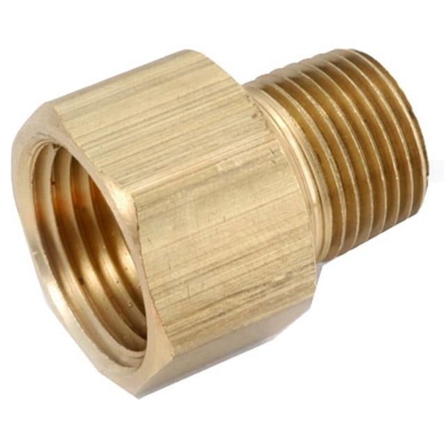 Brass Threaded Adapter, Lead Free, 1/8 Male x 1/8 In. Female - 756120-0202