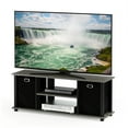 thumbnail image 4 of Furinno 13054 Econ Entertainment Center w/Storage Bins, French Oak Grey/Black/Black, 4 of 6