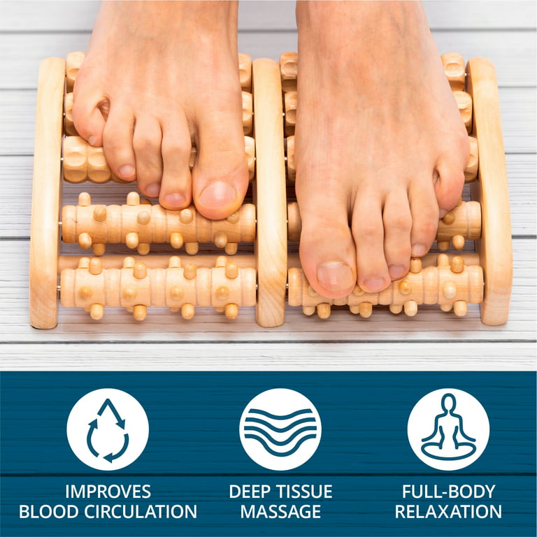 Foot Massager Mat, Acupressure Relaxation Reflexology Mat for Plantar  Fasciitis, Heel, Arch Pain & Stress (Orange)