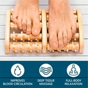 TheraFlow Dual Foot Massager Roller, Relieve Foot Pain and Plantar Fasciitis, XL