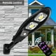 thumbnail image 3 of Luz de paRojo con alimentación solar LED al aire libre 4 Modo Lámpara de inducción de cuerpo Control remoto IP65 Patio de jardín impermeable Iluminación para caminar Inevent HA059703-01B, 3 of 7