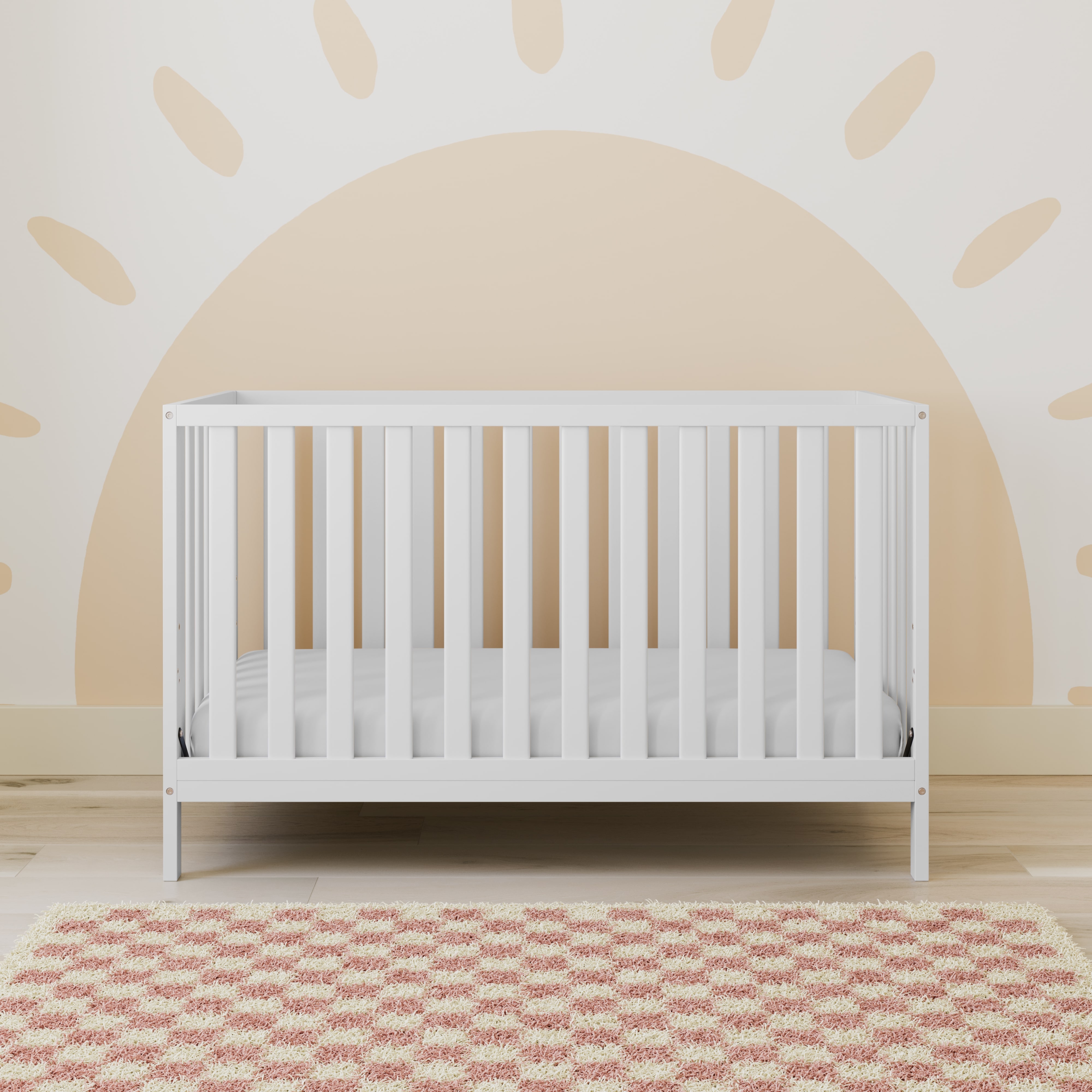 Storkcraft Sunset 4-in-1 Convertible Baby Crib, White - image 3 of 8