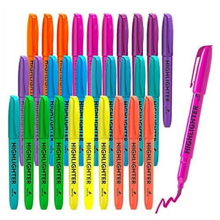 Lelix Felt Tip Pens, 40 Black Pens, 07mm Medium Point Felt Pens, Felt Tip Markers Pens for Journaling, Writing, Note Taking, PLA