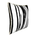 thumbnail image 2 of YFYANG Square Velvet Decorative Throw Pillow, 20"x20" Black Vintage Texture Pattern Sofa Bed Cushion Pillows, 2 of 7