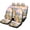 LZYT-363, variant on Verolix Full Set Car Seat Covers, Rocky Coastal Cove Ocean Beach Sunset Landscape, Universal Fit Front and Rear Automotive Seat Protectors, Breathable Mesh Fabric for Cars SUVs Trucks Vans