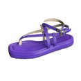 thumbnail image 2 of Sandalias de talla grande Suela gruesa Ligero con cordones Hebilla Tanga Sandalias de playa exteriores Wmkox8yii  nm8232, 2 of 4