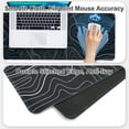 thumbnail image 4 of Gaming Mouse Pad, EEEkit Large Mousepad Rubber Base Desk Mat with Stitched Edges, 31.5x11.8in, 4 of 6