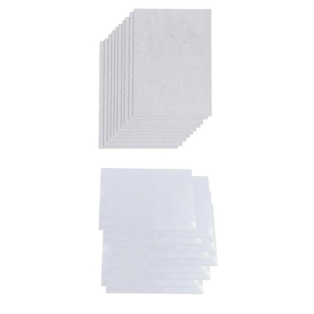 KLKCMS 20 Pcs Papiers Rétractables Créatifs Vierges Feuilles de Film Papier Imprimable Art Fait Main Stylé