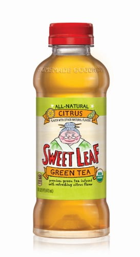 Sweet Leaf Organic Iced Tea, Green Tea Citrus, 16 Fl Oz, 12 Count by Nestle Waters North America