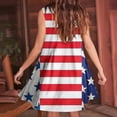 thumbnail image 4 of Qiopertar Robe d'Été Imprimée Décontractée Sans Manches Col en V pour Femmes en Solde Livraison Gratuite à Moins de 5$ jusqu'à 90% de Réduction, 4 of 6