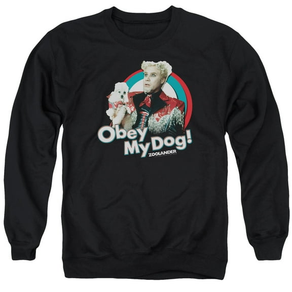 Zoolander - Obey My Dog - Crewneck Sweatshirt - Large